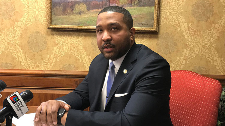 Sen. Eddie Melton (D-Gary) formed an exploratory committee for a gubernatorial bid. - FILE PHOTO: Brandon Smith/IPB News