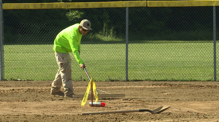 Work Underway On Austin's Baseball Field Makeover