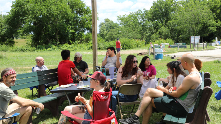 "Sick of ICE" protest brings Indianapolis residents together for conversation about immigration