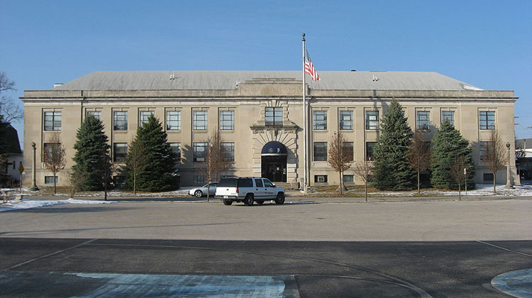 The Indiana Limestone Co. building in Bedford, Indiana. - Nytend/CC-0