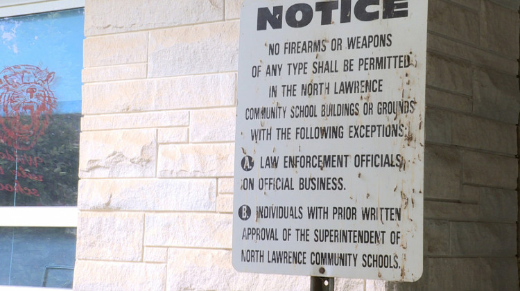North Lawrence Community Schools are among those still trying to determine how they’ll use the handheld metal detectors.  - Tyler Lake/WFIU-WTIU News