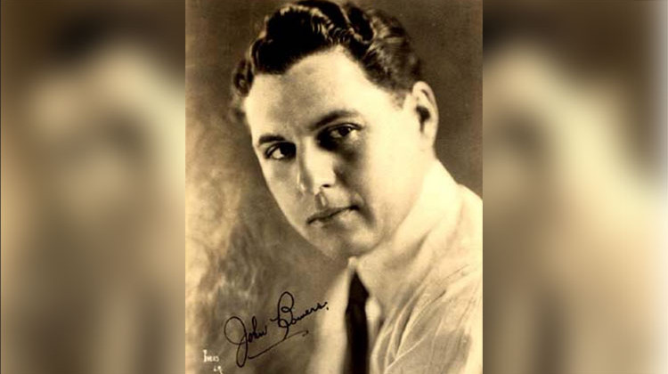 Indiana native John Bowersox, who went by the stage name John Bowers, became one of Hollywood's top silent movie actors. - public domain