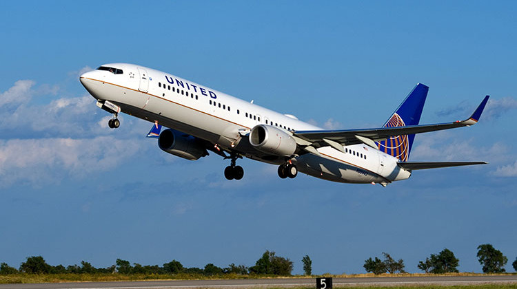 United Airlines added a flight from Newark to South Bend for the college football season. - Courtesy United Airlines