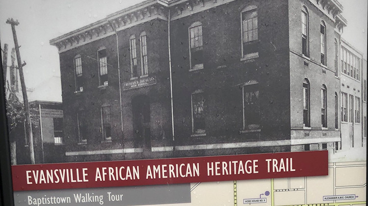 Evansville's new African American Heritage Trail provides a walking tour past Lincoln School, Liberty Baptist Church and the area's business district, with stops that include stories and landmarks. - Courtesy Evansville African American Museum/via Facebook
