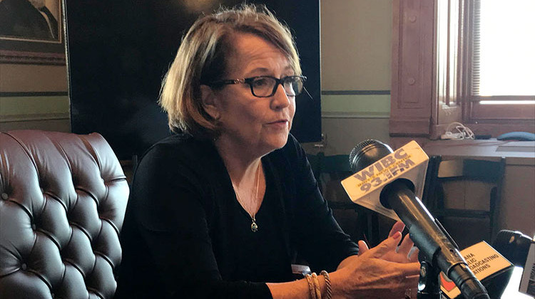 Supreme Court Chief Justice Loretta Rush says the commission will examine, among other issues, whether the state should adopt the Uniform Bar Examination, a test used by more than 30 jurisdictions nationwide.  - Brandon Smith/IPB News