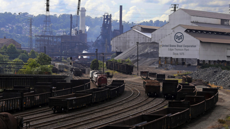 The United States Steel Edgar Thomson Works in Braddock, Pa, Friday, Aug. 31, 2018.  - Gene J. Puskar/AP