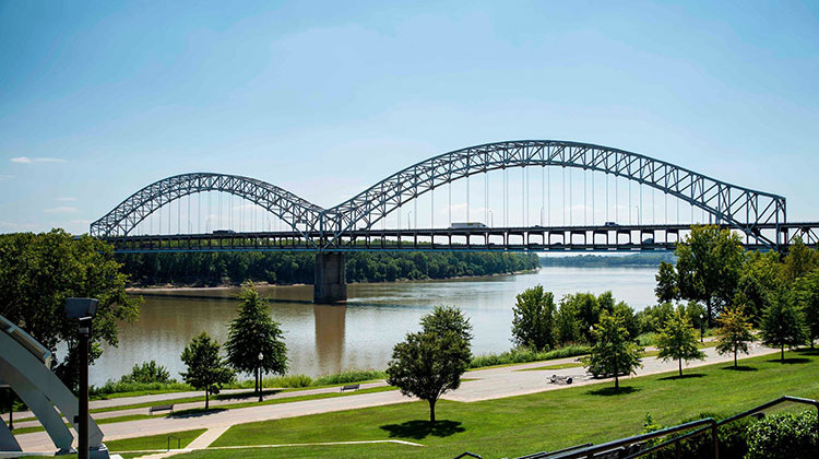 An estimated $90 million to $105 million in repairs to the Sherman Minton Bridge is expected to begin in early 2021. - Courtesy Sherman Minton Renewal via Facebook.