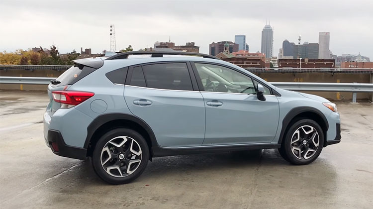 This file photo shows a 2018 Subaru Crosstrek at WFYI in Indianapolis. Subaru is recalling over 400,000 vehicles in the U.S. to fix problems with engine computers and debris that can fall into motors. - FILE: Doug Jaggers/WFYI