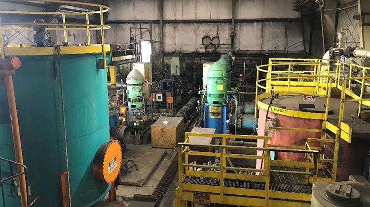 This is the room where equipment failed at ArcelorMittal’s Burns Harbor facility which eventually led to the cyanide and ammonia spill in August — the blast furnace gas washing recycle system pump station. - Courtesy of IDEM