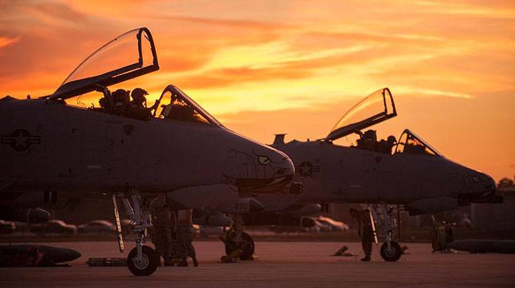 A-10C â€œWarthogâ€ pilots from the 163rd Fighter Squadron, and Aircraft Maintenance Crew Chiefs from the 122nd Fighter Wing, Fort Wayne, Ind., prepare for takeoff during Operation Guardian Blitz, Jan 23, 2018, at MacDill Air Force Base, Fla.  - U.S. Air National Guard photo by Staff Sgt. William Hopper