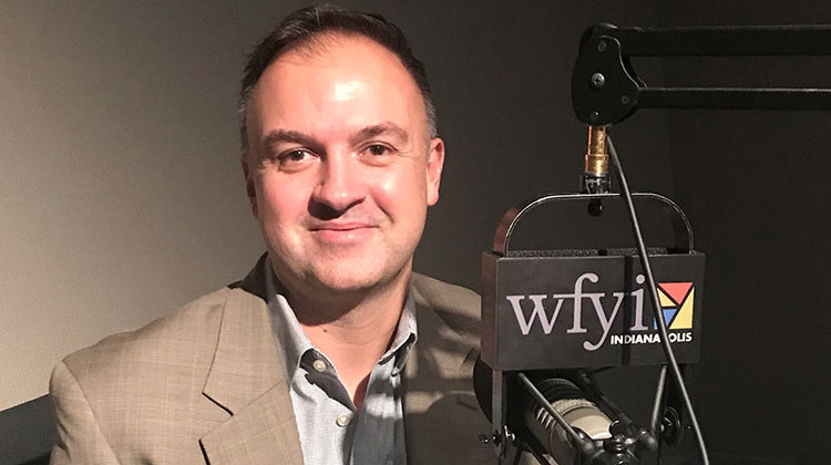 Gavin Thomas, vice president for Hendricks Commercial Properties. - Taylor Bennett/WFYI