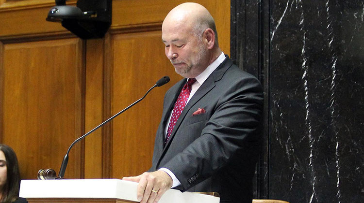 House Speaker Brian Bosma announces the 2020 legislative session will be his last. - Lauren Chapman/IPB News