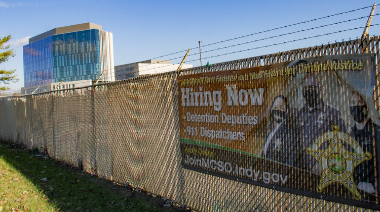 The Marion County Sheriff’s Office needs to fill about 80 positions before the new jail opens at the Community Justice Campus. - Doug Jaggers/WFYI