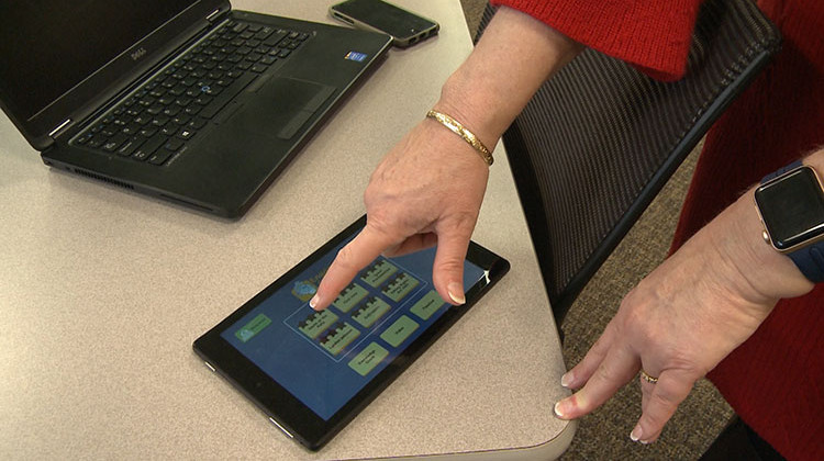 Leaders at the center say they're using a previous educational app as a template. - Lindsey Wright/ WFIU-WTIU News