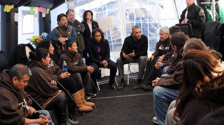 Obama Visits Immigration Activists