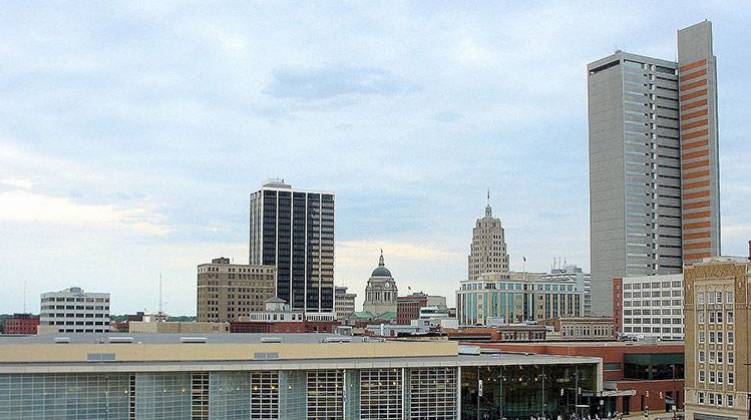 The Fort Wayne skyline. - FILE: public domain