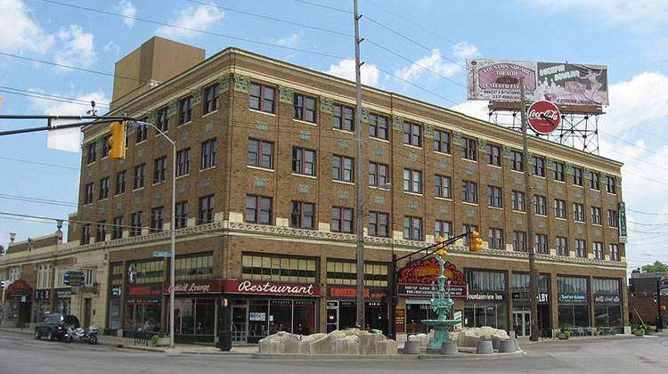 The Fountain Square Theater.