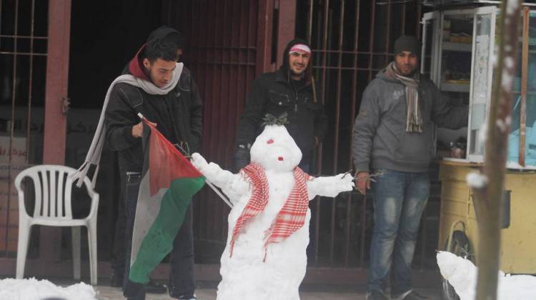 A Winter Storm Brings Misery, Rare Snow To Mideast