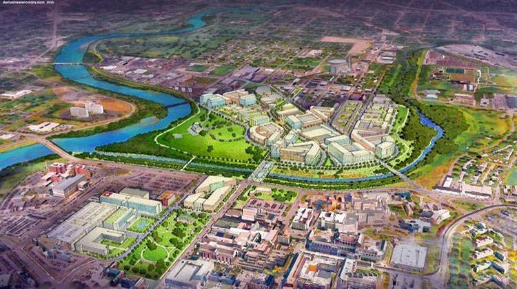 The Indiana Biosciences Research Institute will anchor 16 Tech, a 60-acre complex near downtown Indianapolis. - Courtesy Indiana Biosciences Research Institute