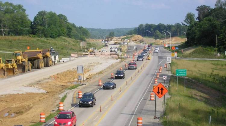 Construction along State Road 37. - ITB495 via Flickr/public domain