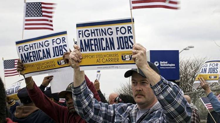 The Carrier story became a key talking point of Donald Trump's campaign for president. - File photo