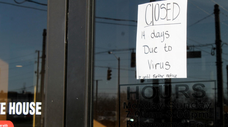 A number of states have closed restuarants to dine-in services. - Lauren Chapman/IPB News