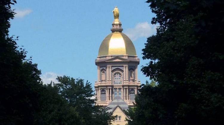 The nonpartisan Commission on Presidential Debates has announced the University of Notre Dame will host a presidential debate on Sept. 29, 2020. - FILE PHOTO: Barbara Brosher/WFIU