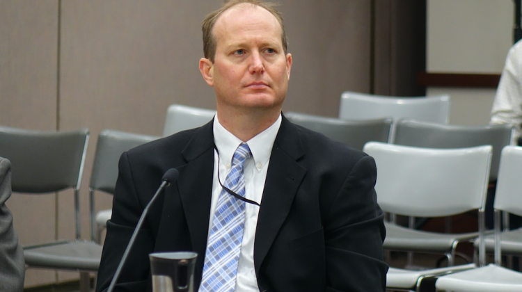 Gordon Hendry during a meeting of the Indiana State Board of Education. - State Impact Indiana