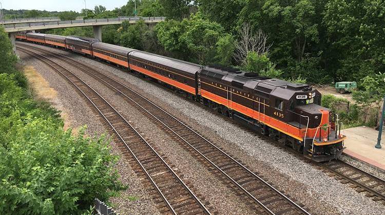 Hoosier State Rail Line Ticket Sales Up 14%