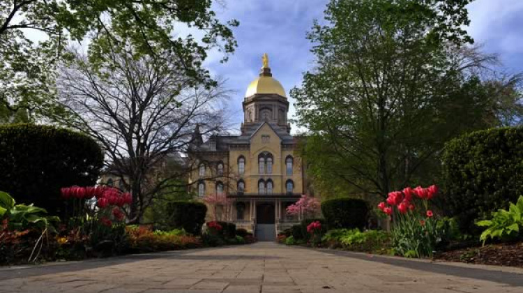asilica of the Sacred Heart at the University of Notre Dame, in Notre Dame, north of South Bend. - (Photo courtesy Notre Dame)