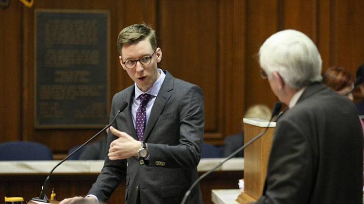 Republican Rep. David Ober of Albion, left, will join the Indiana Utility Regulatory Commission. - Indiana House of Representatives Republican Caucus