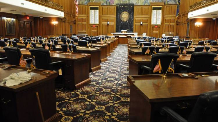 The House chamber of the Indiana Statehouse. - Shawna Pierson/flickr