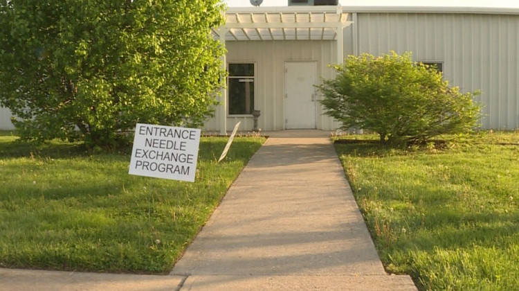 A syringe service program in Scott County.  - WFIU/WTIU