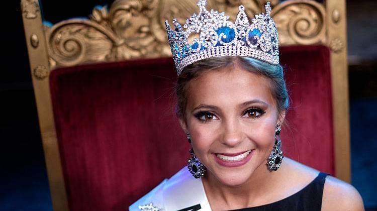 Miss Vanderburgh County, Tate Fritchley was crowned the 58th Indiana State Fair Queen over the weekend. - Photo courtesy Indiana State Fair