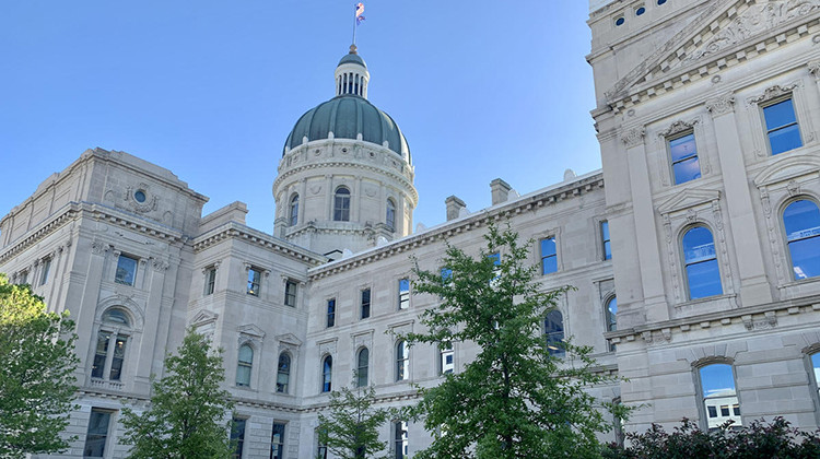Gov. Eric Holcomb sued the legislature over a new law that allows lawmakers to call themselves into special session during a public emergency.  - Brandon Smith/IPB News