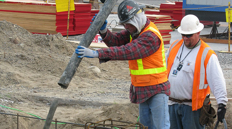 Hoosier firms report having the most difficulty filling jobs for concrete workers, electricians, and pipelayers.  - Wikimedia Commons