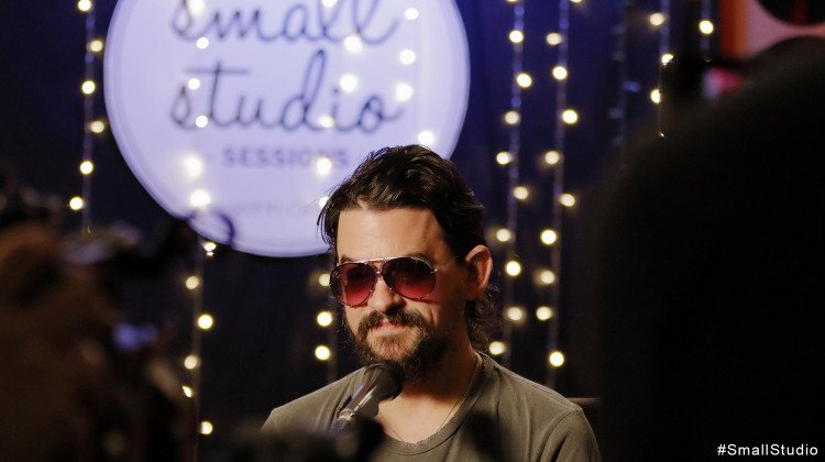 Shooter Jennings performs in WFYI's Small Studio. - Aundrea Hart/WFYI