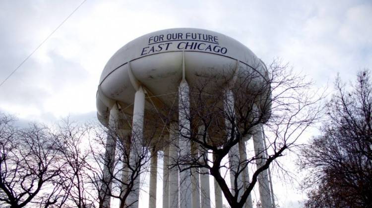 Gov. Eric Holcomb is declaring a disaster in a lead-contaminated area of East Chicago. - Annie Ropeik/IPB