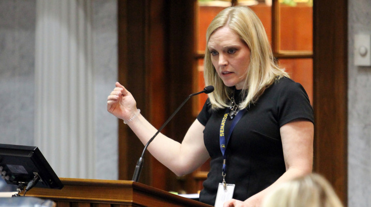 Sen. Erin Houchin (R-Salem) has been outspoken with her advocacy for dyslexia awareness. - Lauren Chapman/IPB News