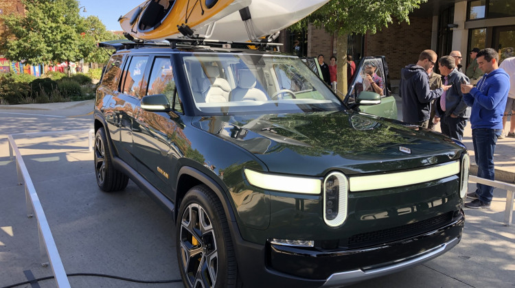 EV Builder Rivian Hosts Preview Near Its Normal, Illinois Plant