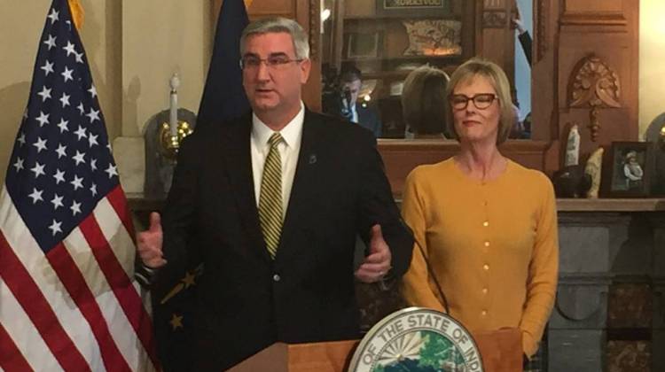 Governor-elect Eric Holcomb unveiled his  agenda for the 2017 legislative session Thursday. - Brandon Smith/IPB