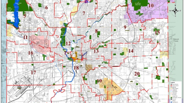 The Indianapolis City-County Council’s Rules and Public Policy Committee approved the new redistricting maps at a meeting earlier this week.  - Indianapolis City-County Council