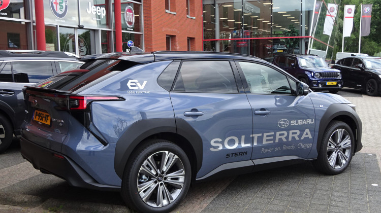 Subaru could choose to manufacture electric vehicles like it's all-wheel drive Solterra at its plant in Lafayette.  - harry_nl/Flickr