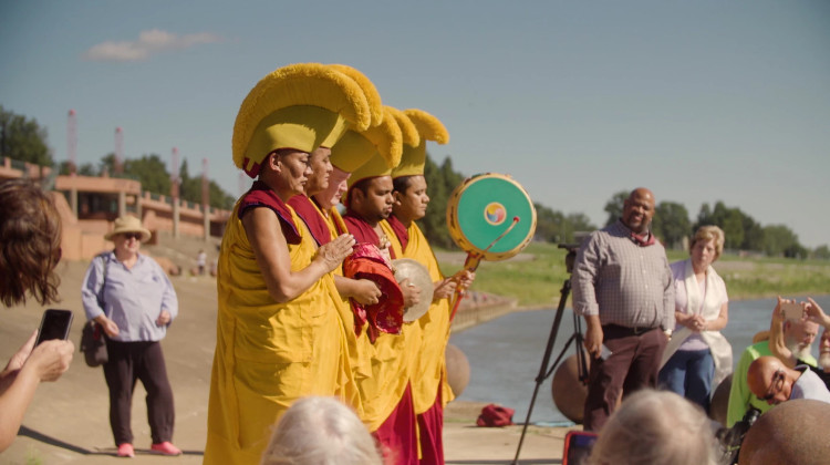 Exiled Tibetan Monks from India Visit Evansville, On Tour for First Time Since Pandemic