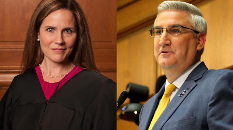 Holcomb, GOP Governors Urge Confirmation Of Amy Coney Barrett