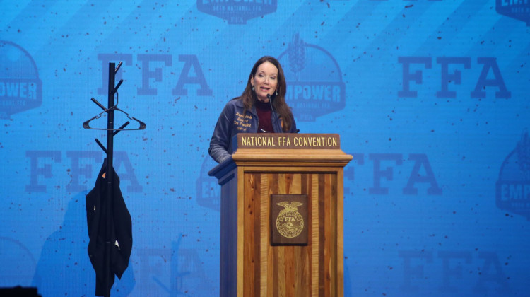 Ag Secretary visits FFA students in Indy, talks SNAP funding