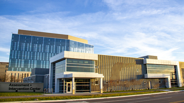 The Assessment and Intervention Center was the first facility to open on the new Community Justice Campus.  Doug Jaggers/WFYI