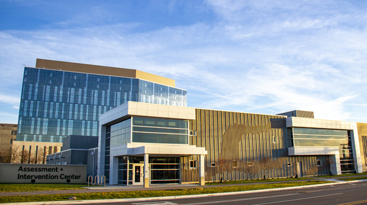 The Assessment and Intervention Center was the first facility to open on the new Community Justice Campus. - Doug Jaggers/WFYI