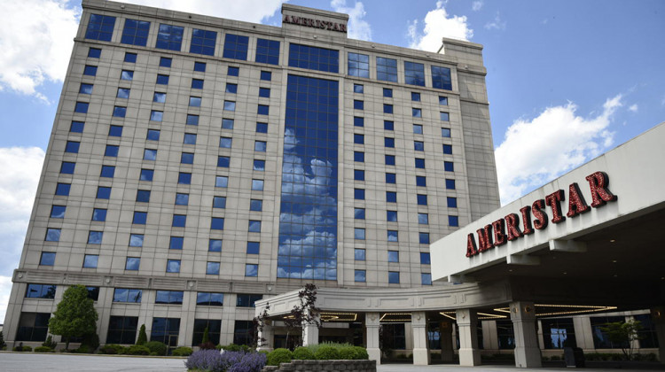 Ameristar Casino in East Chicago generated the most sports betting tax revenue in October, the vast majority of it via its online sports book, Draft Kings.  - Justin Hicks/IPB News