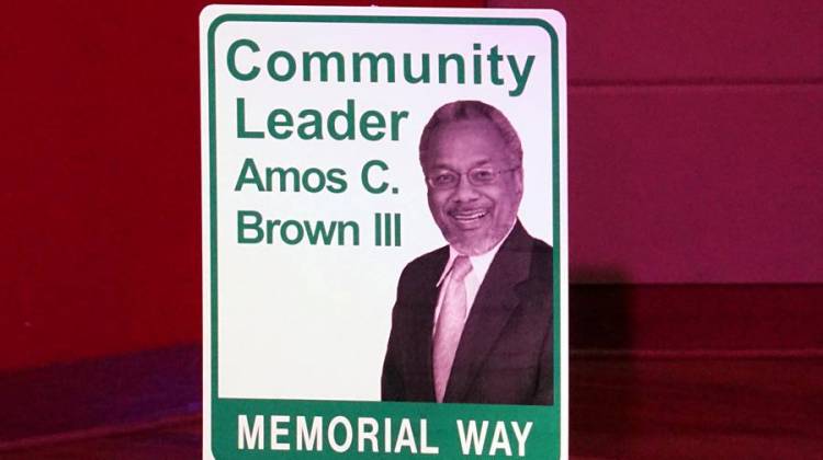 Street Renamed For Indy Advocate Amos Brown